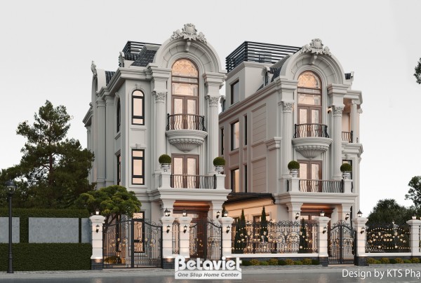 10 bản vẽ thiết kế biệt thự 9m đủ các phong cách