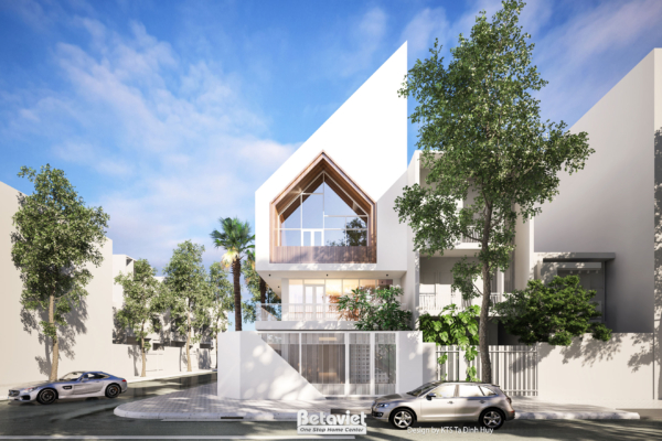 Mẫu thiết kế nhà liên kế phong cách tropical modern tại TP.HCM tham khảo cho nhà phố Investco Green City
