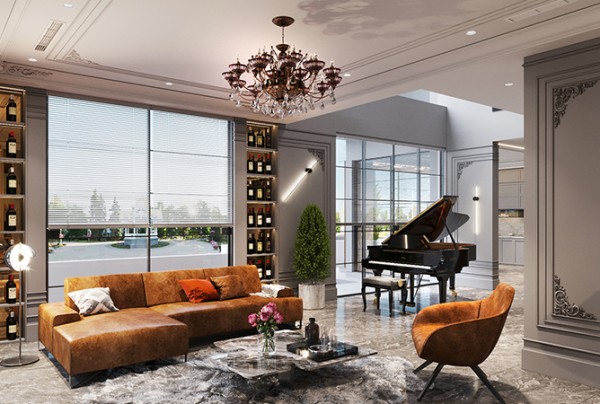 10 thiết kế nội thất sang trọng hiện đại đánh bật mọi phong cách