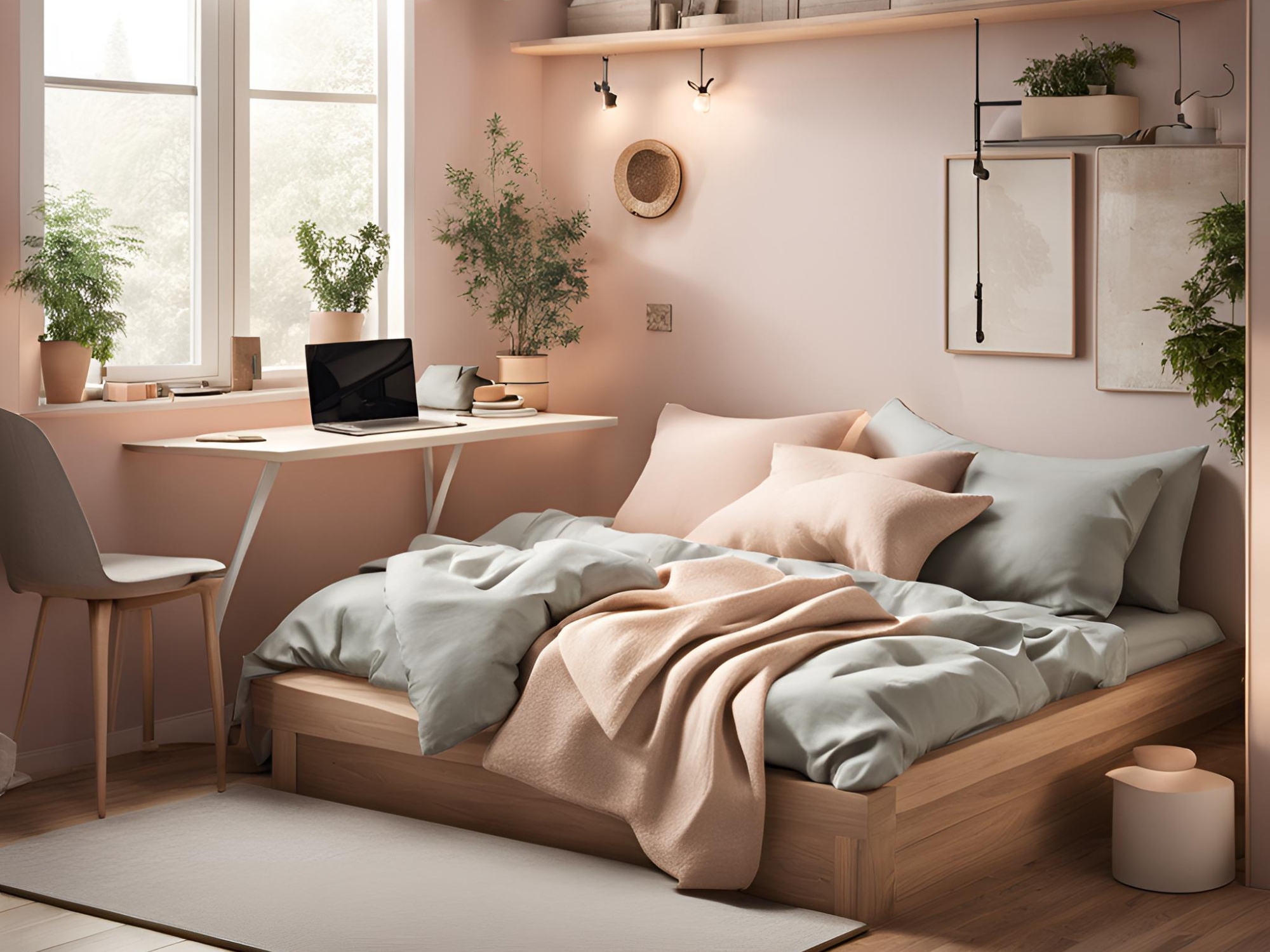 Phòng ngủ cho 2 bé đẹp vui tươi