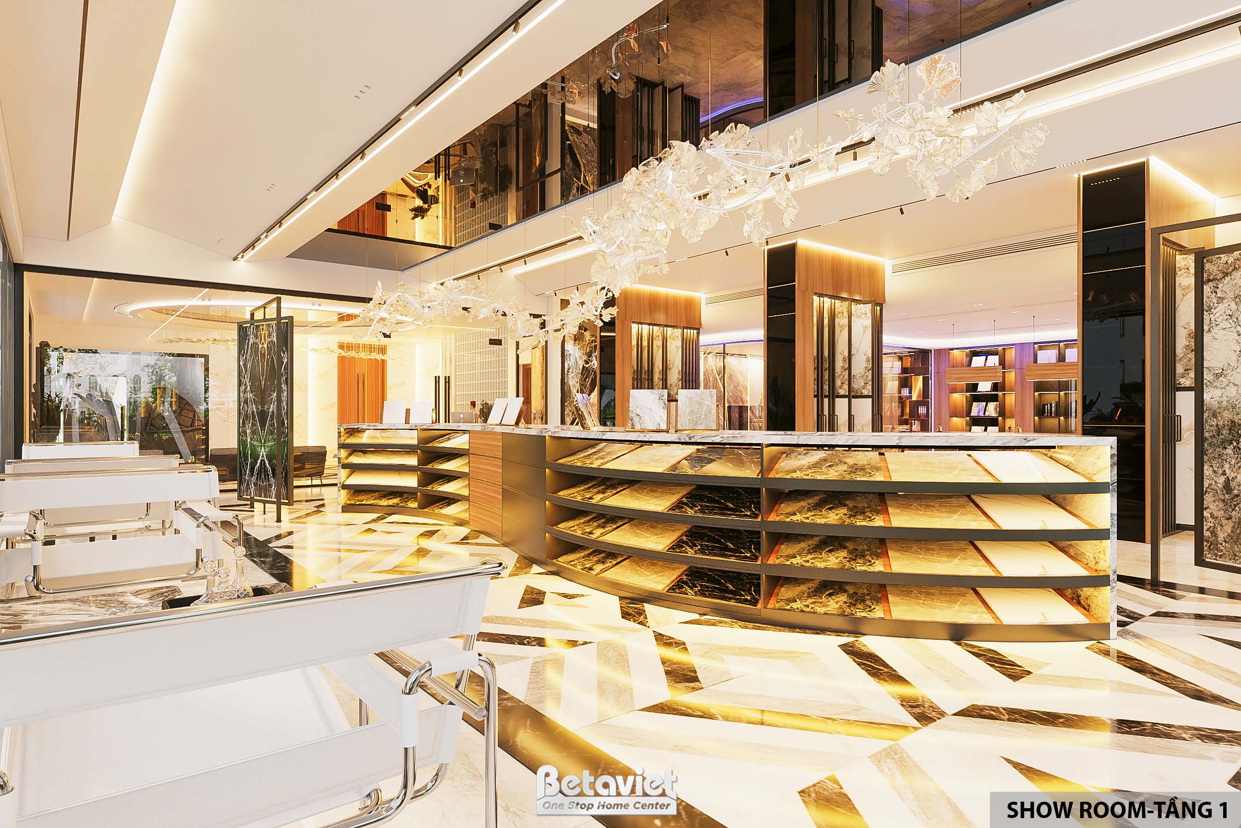 Thiết kế showroom văn phòng công ty VN Home NT8001409