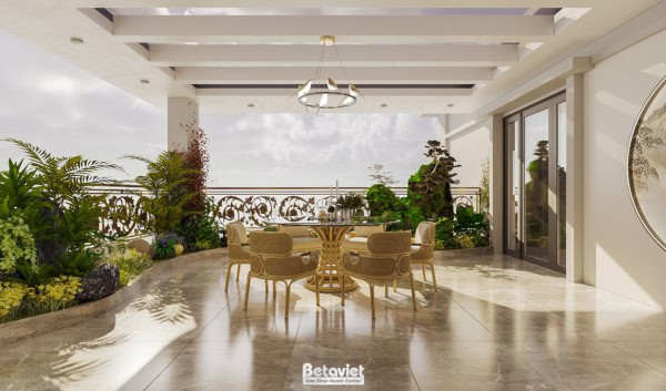Thiết kế nội thất ban công NT22193