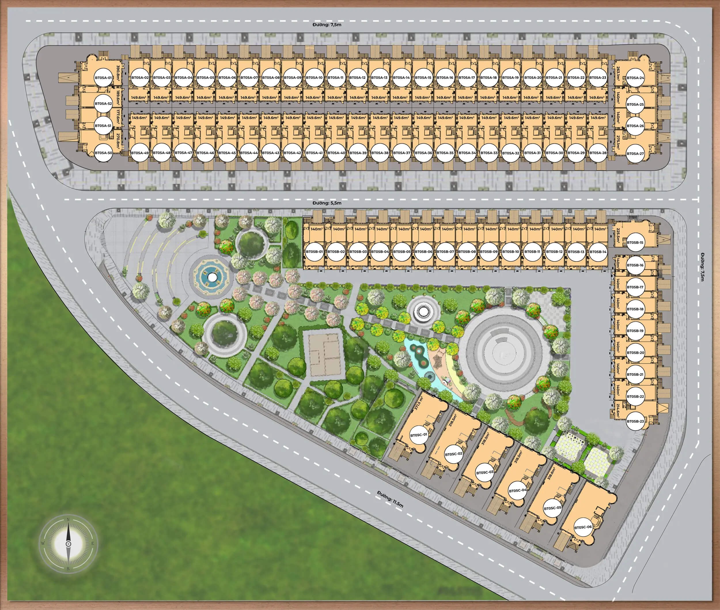 khu đô thị kita capital-crown