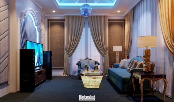 Thiết kế nội thất phòng giải trí biệt thự NT19029
