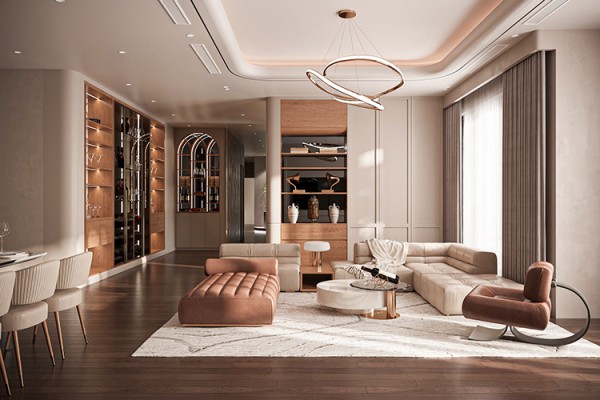 169 mẫu thiết kế nội thất chung cư hiện đại cao cấp – chuẩn xu hướng 2025