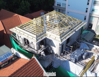 Thi công xây dựng biệt thự tân cổ điển 3 tầng 360m2 tại Hà Nội TC2009134