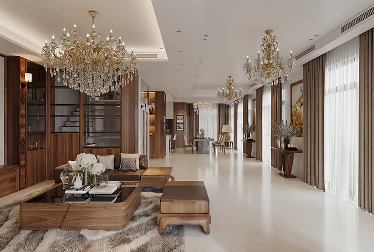 Thiết kế nội thất biệt thự hiện đại KĐT Nam An Khánh NT8191275