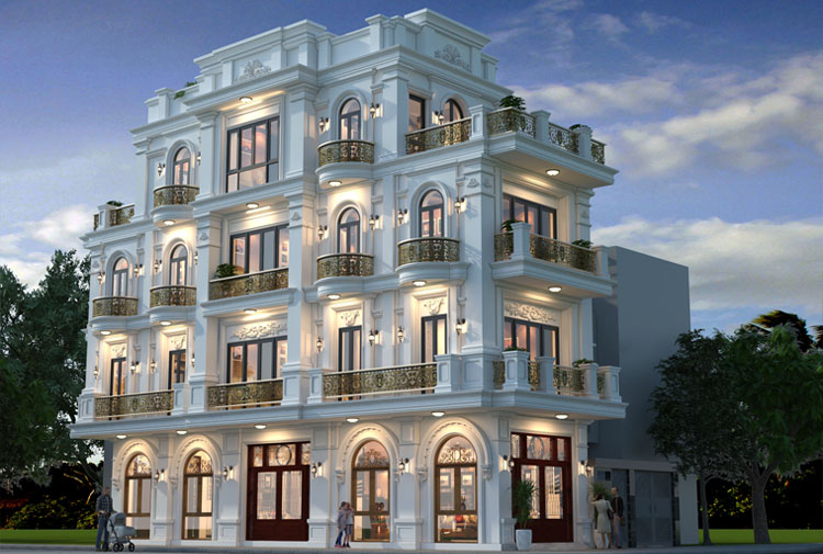 Nhà phố tân cổ điển 450m2 tại Hà Nội - BETAVIET
