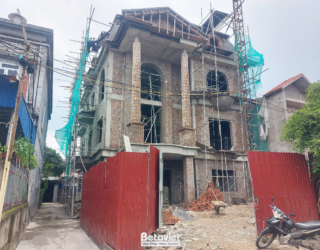 Thi công biệt thự tân cổ điển mái Mansard tại Hưng Yên TC2001994