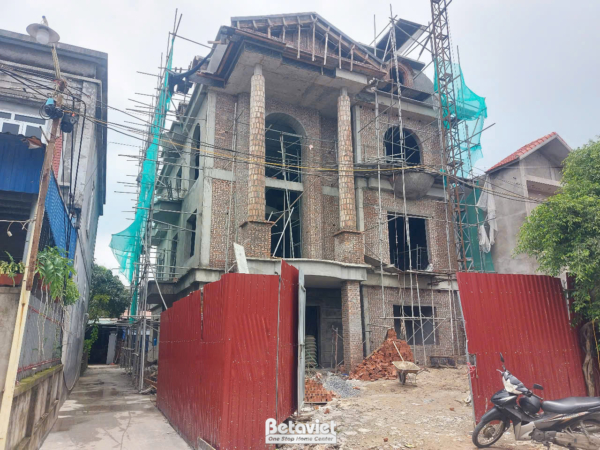 Thi công biệt thự tân cổ điển mái Mansard tại Hưng Yên TC2001994
