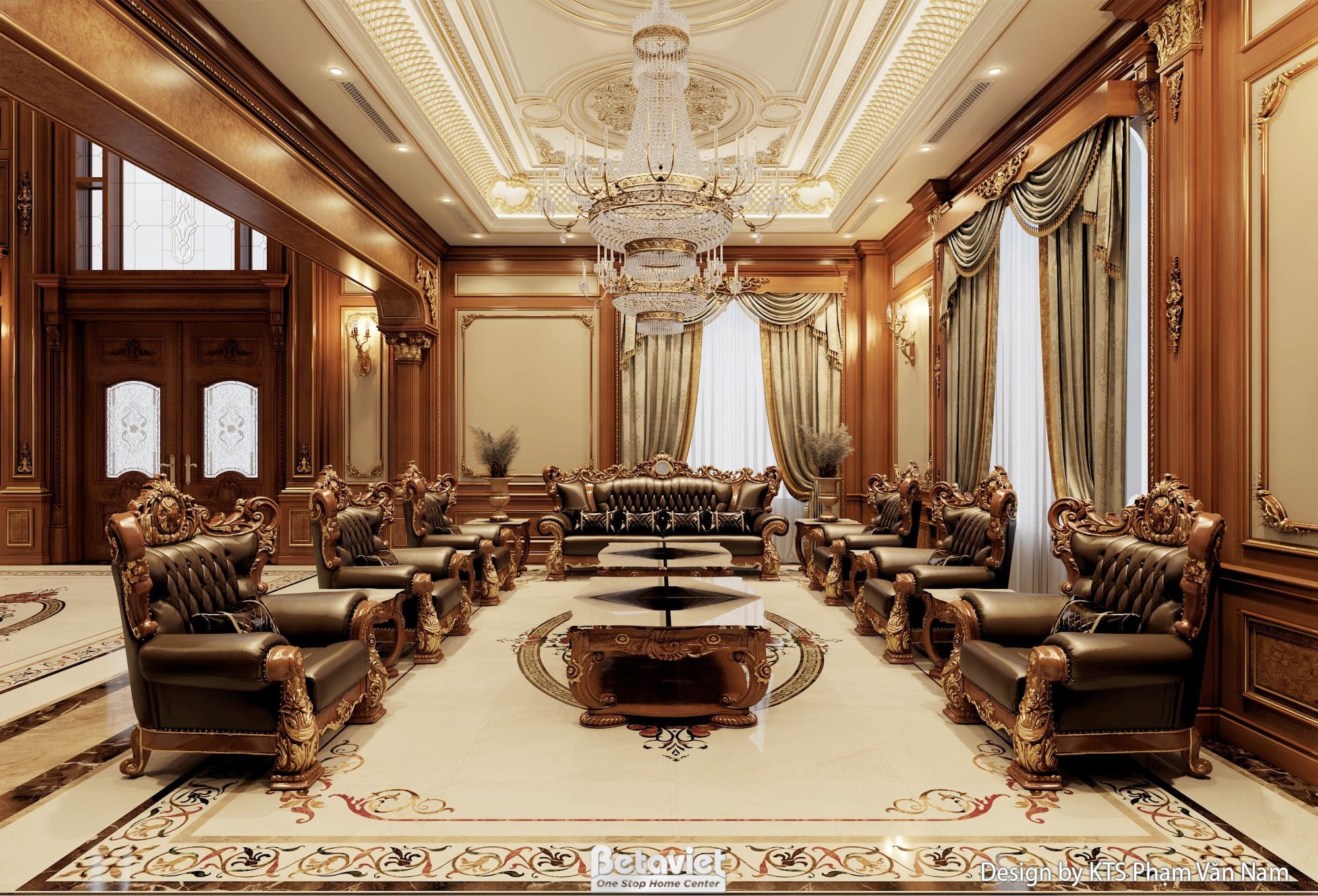 Bố trí phòng khách đẹp 2026