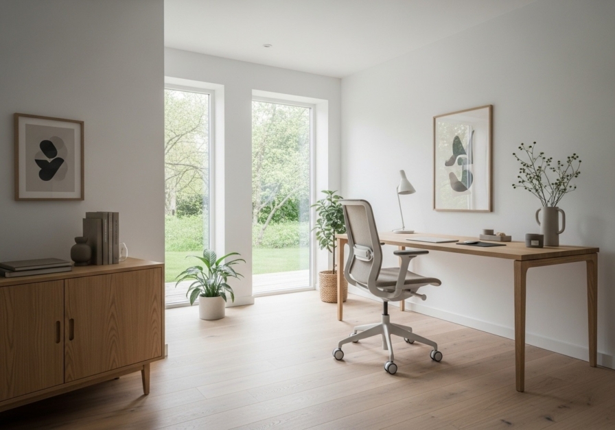 Decor Phòng Làm Việc Tại Nhà: Cách Tạo Không Gian Làm Việc Đẹp, Hiệu Quả và Thoải Mái