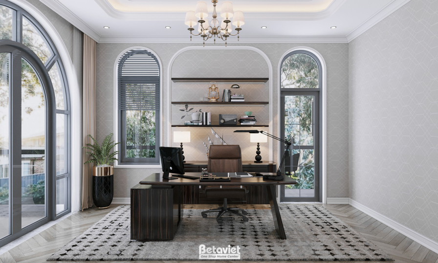 Decor Phòng Làm Việc Tại Nhà: Cách Tạo Không Gian Làm Việc Đẹp, Hiệu Quả và Thoải Mái