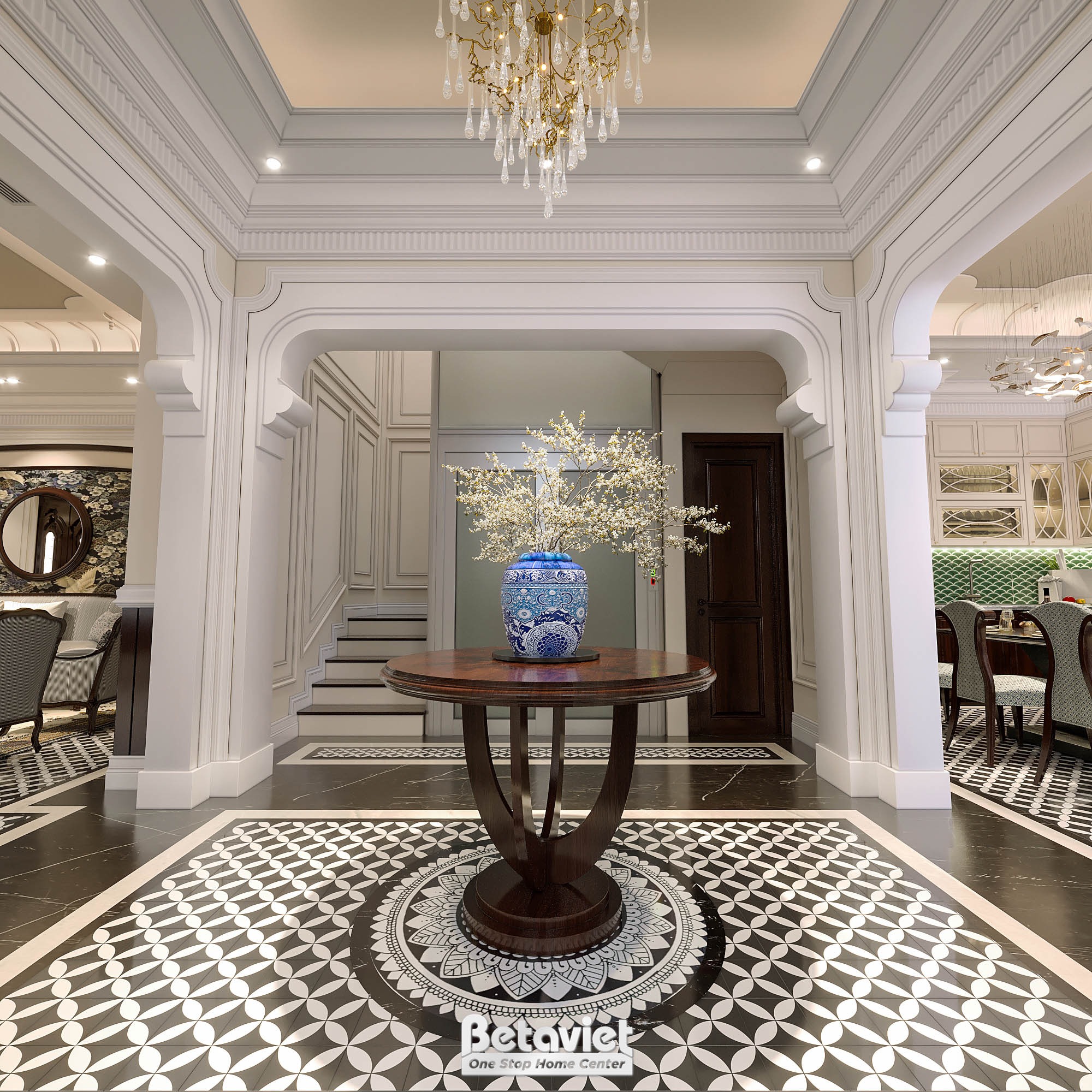 Nội thất Indochine sang trọng