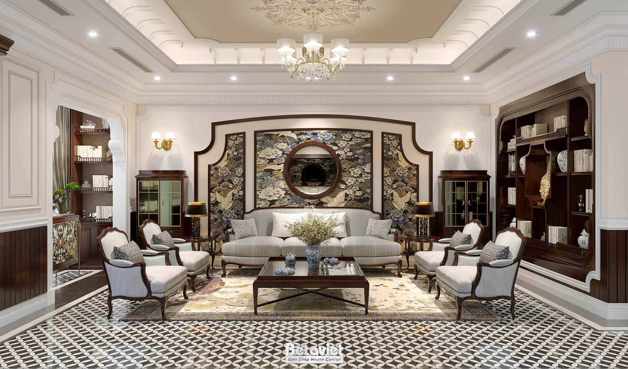 Phong cách Indochine biệt thự cao cấp