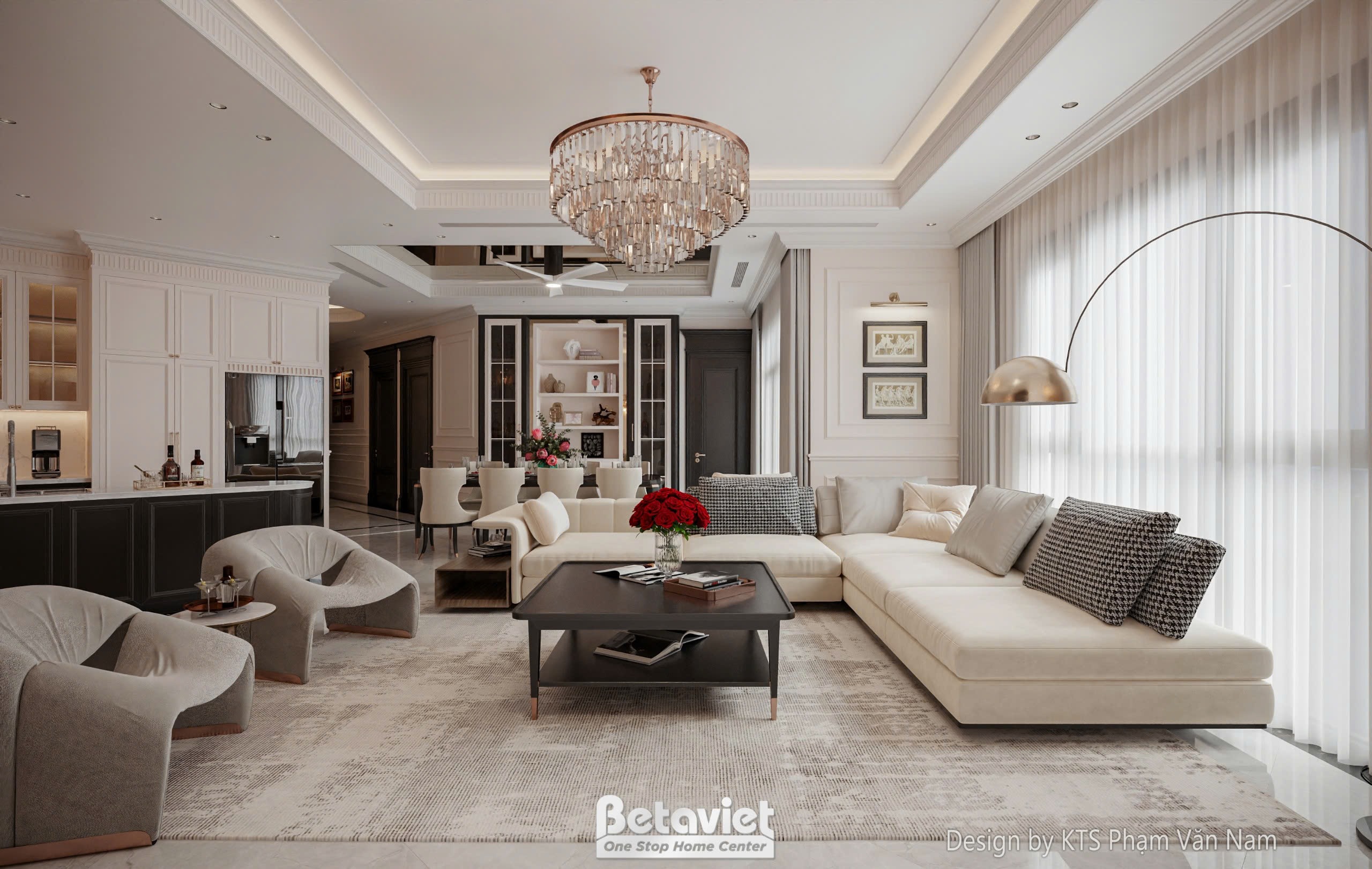 Phòng khách Luxury đỉnh cao