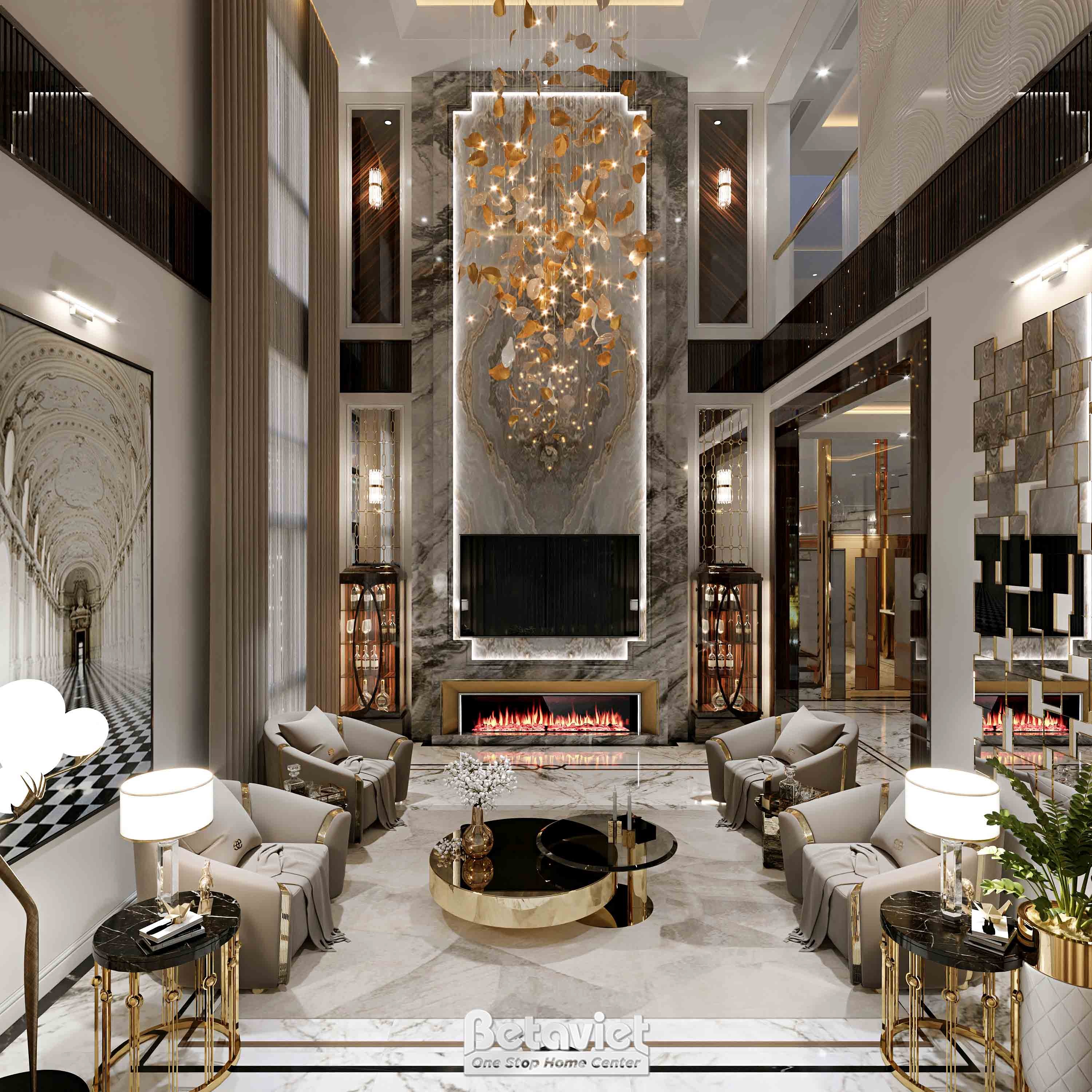 Vật liệu cao cấp phong cách Luxury