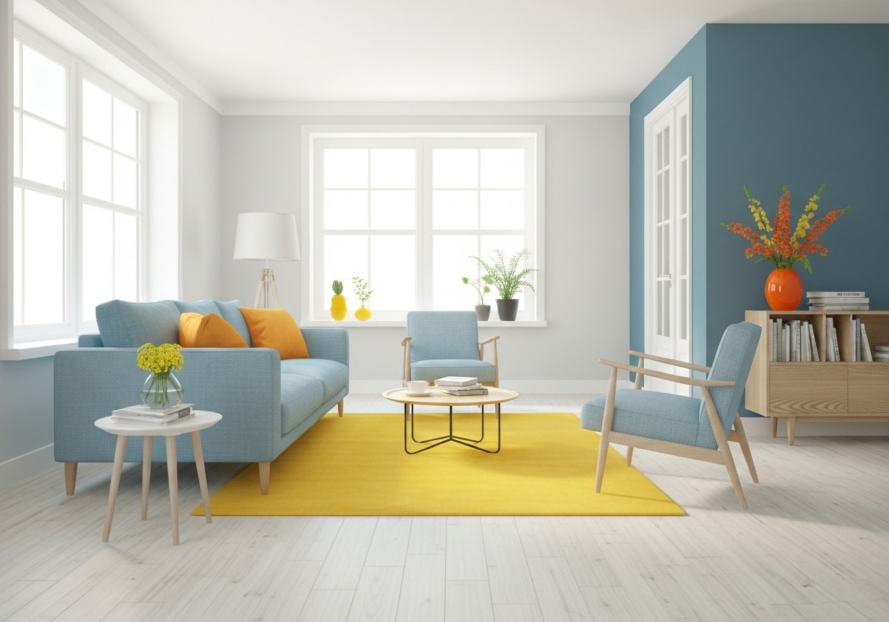 Bếp Scandinavian biệt thự cao cấp