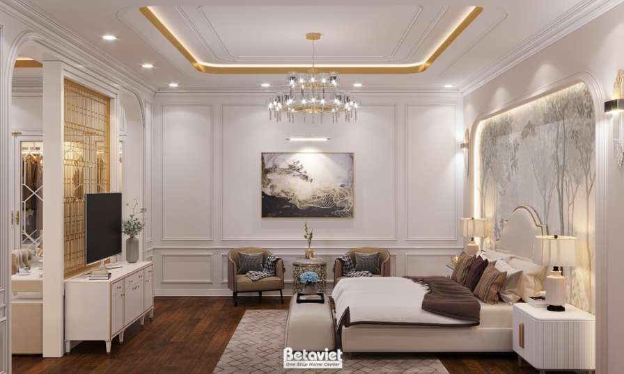 40+ Thiết Kế Phòng Ngủ Tân Cổ Điển Tuyệt Đẹp Đậm Chất Trời Âu