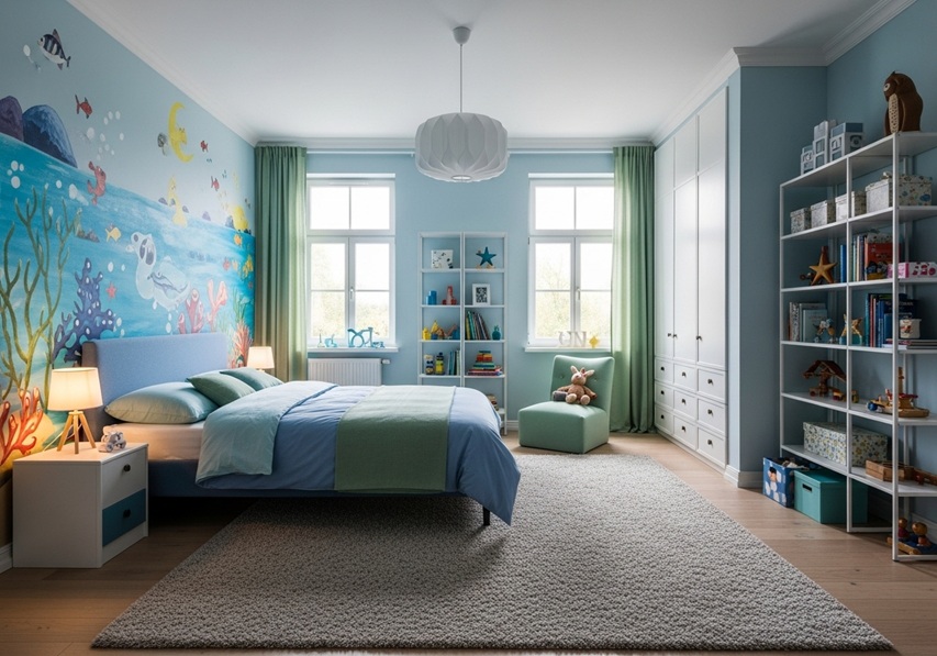 Điểm Mặt 19+ Mẫu Thiết Kế Phòng Ngủ Cho 2 Bé Ấn Tượng
