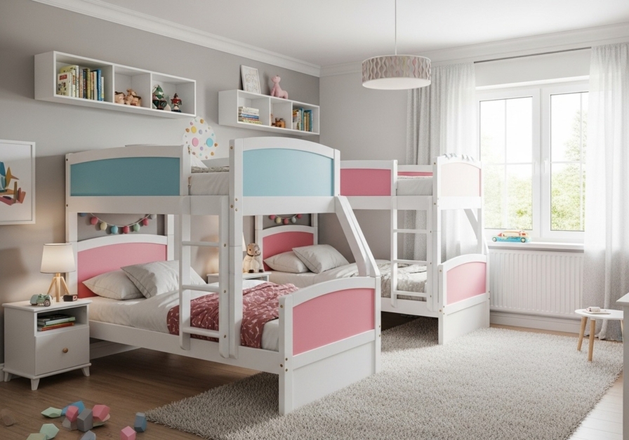 Điểm Mặt 19+ Mẫu Thiết Kế Phòng Ngủ Cho 2 Bé Ấn Tượng