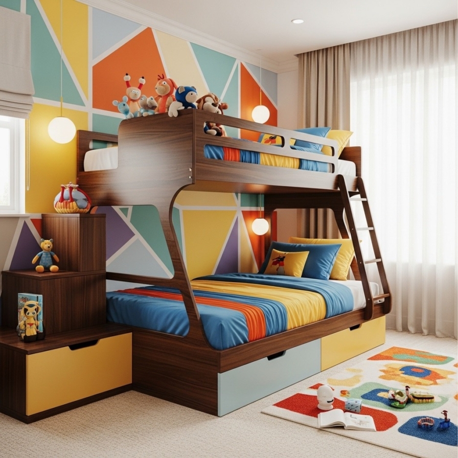 Điểm Mặt 19+ Mẫu Thiết Kế Phòng Ngủ Cho 2 Bé Ấn Tượng