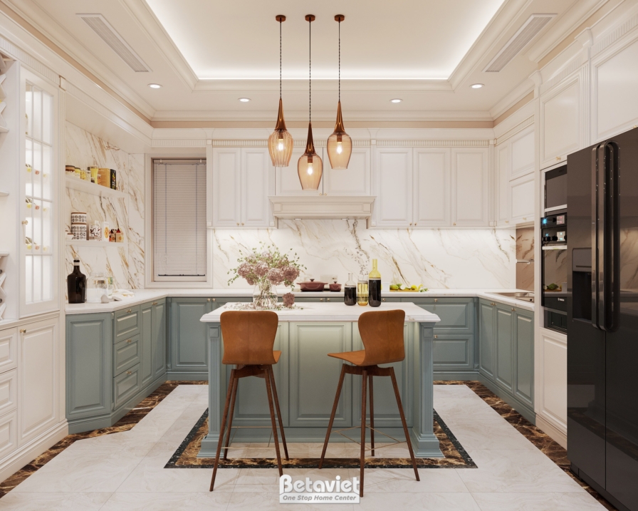 Tuyển chọn những mẫu tủ bếp gỗ tự nhiên đẹp đủ mọi phong cách