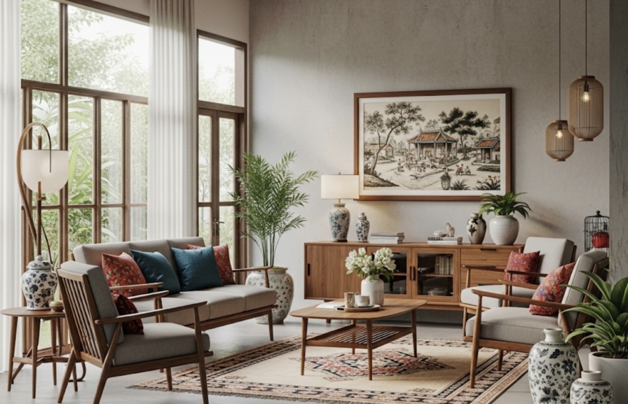 Khám Phá Phong Cách Mid-Century Modern Nét Tinh Tế Giữa Không Gian Xô Bồ