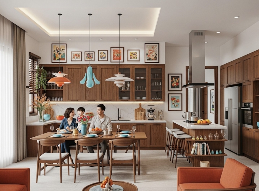 Khám Phá Phong Cách Mid-Century Modern Nét Tinh Tế Giữa Không Gian Xô Bồ
