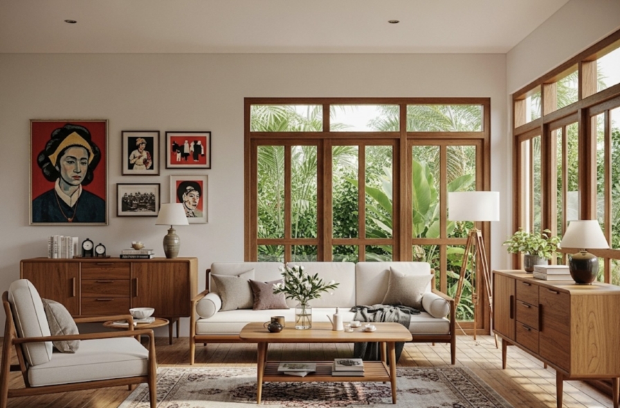 Khám Phá Phong Cách Mid-Century Modern Nét Tinh Tế Giữa Không Gian Xô Bồ