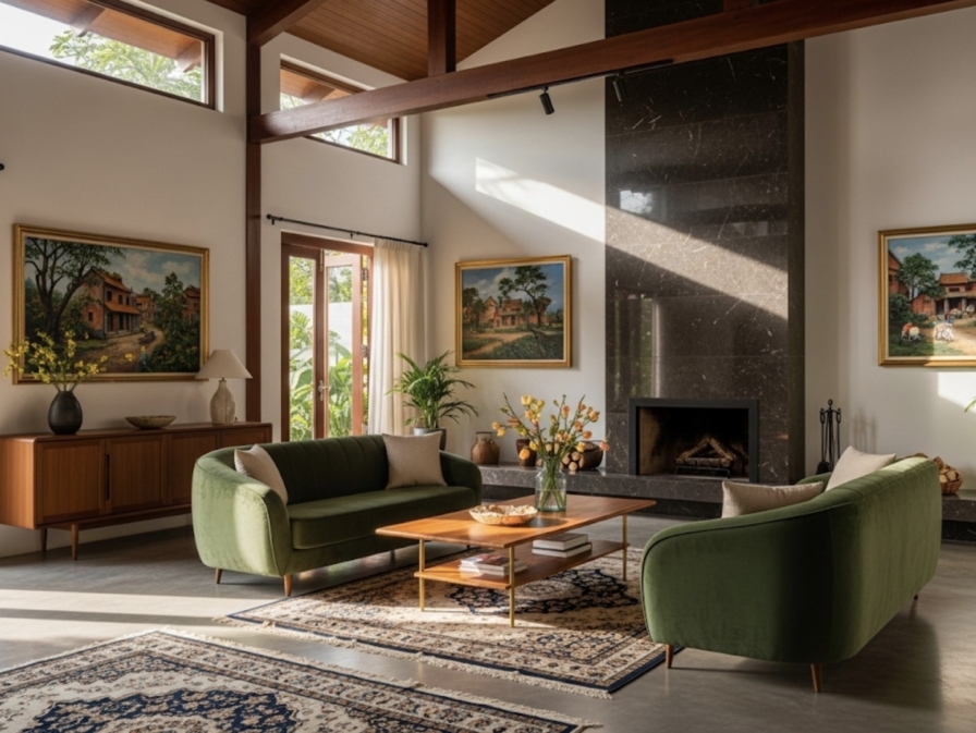 Khám Phá Phong Cách Mid-Century Modern Nét Tinh Tế Giữa Không Gian Xô Bồ