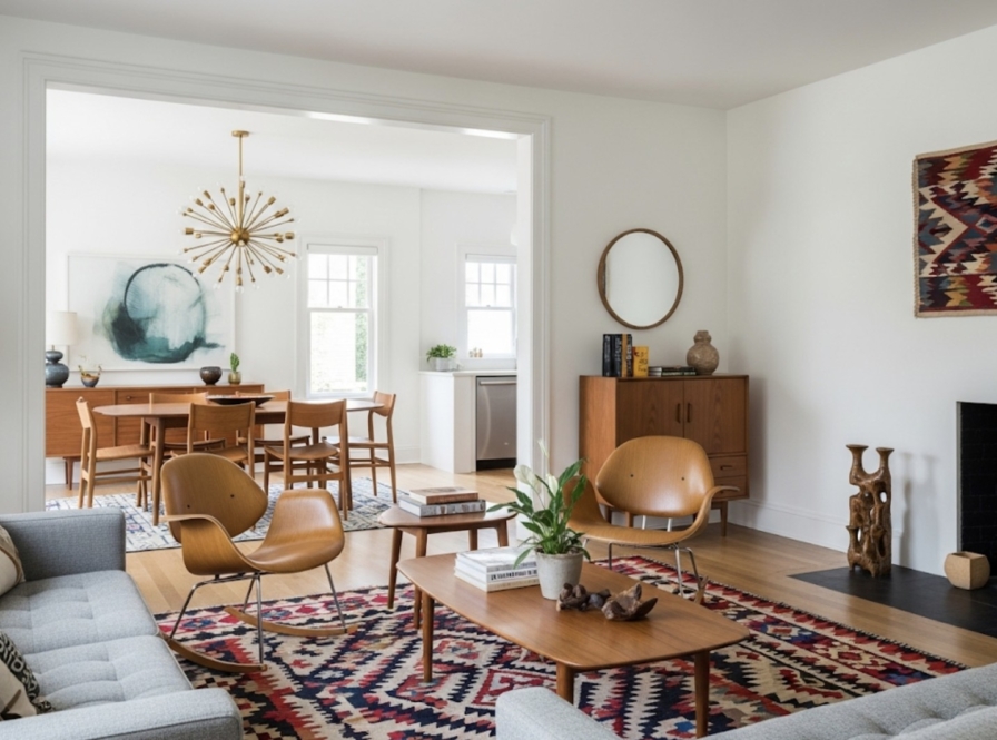 Khám Phá Phong Cách Mid-Century Modern Nét Tinh Tế Giữa Không Gian Xô Bồ