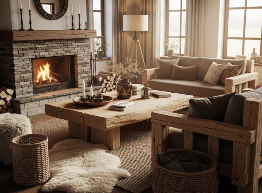 Khám Phá Phong Cách Rustic: Nét Thiên Nhiên Trong Không Gian Sống Hiện Đại