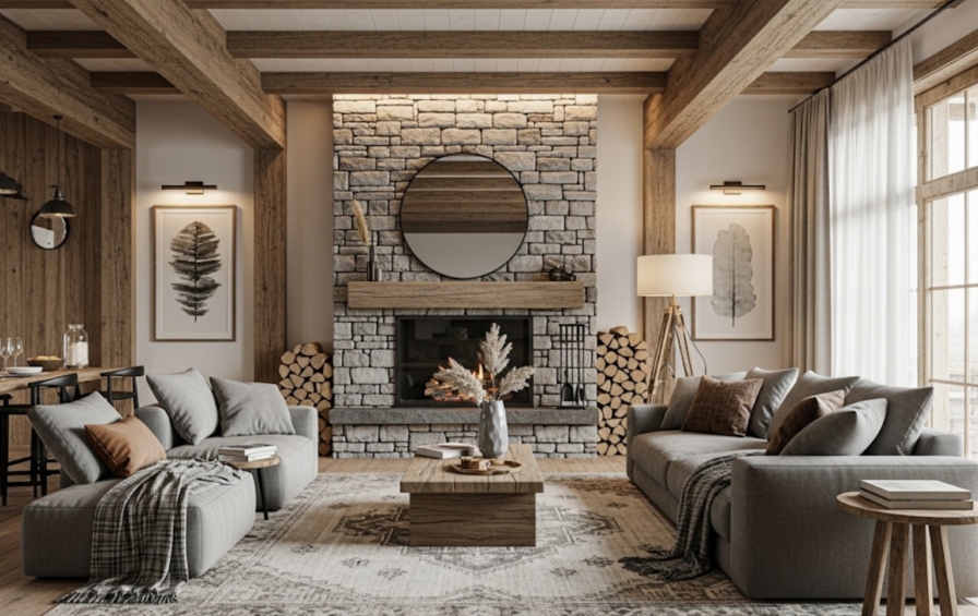 Khám Phá Phong Cách Rustic: Nét Thiên Nhiên Trong Không Gian Sống Hiện Đại