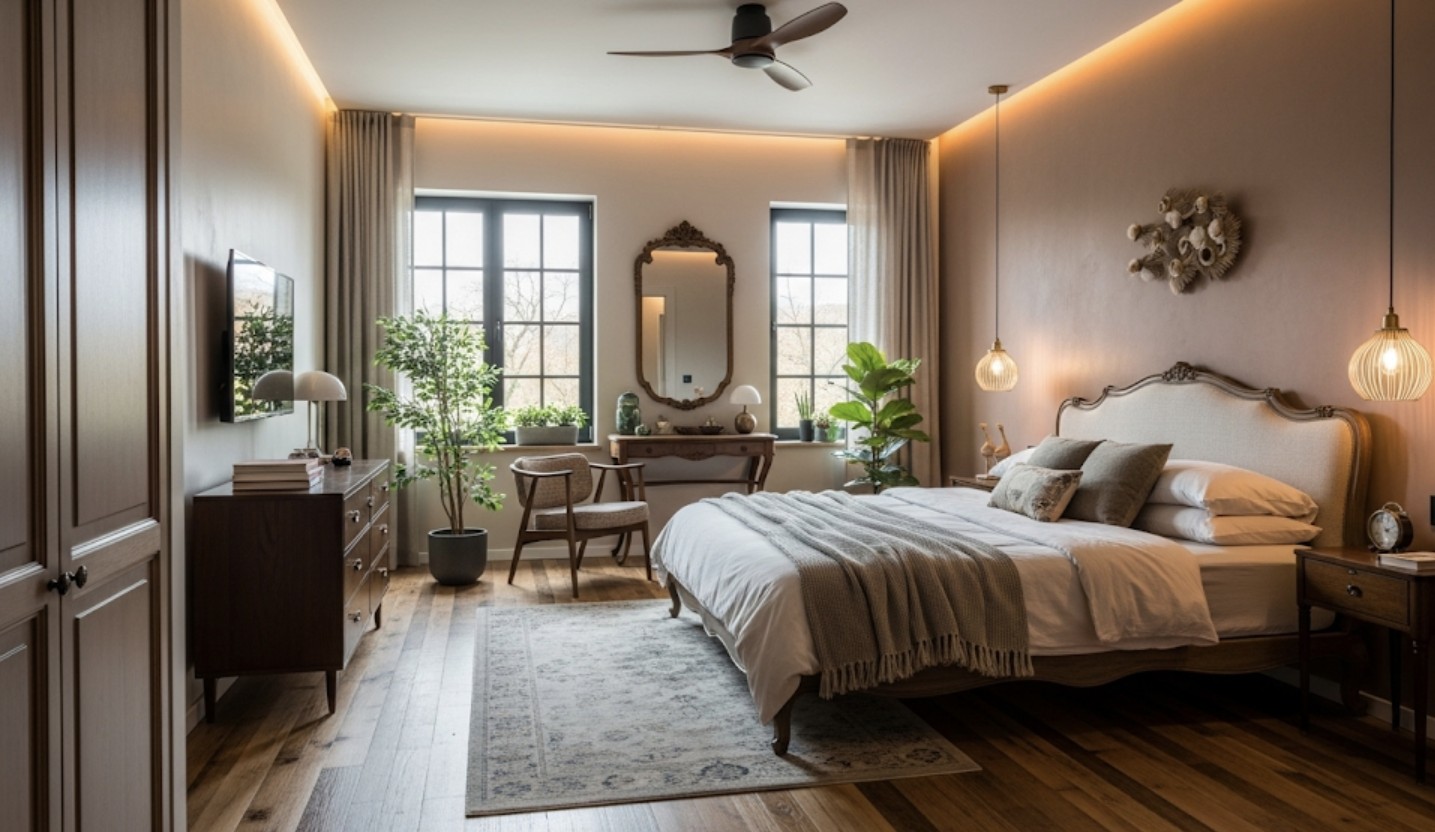39 Mẫu Phòng Ngủ Vintage Để Lại Nhiều Ấn Tượng Nhất