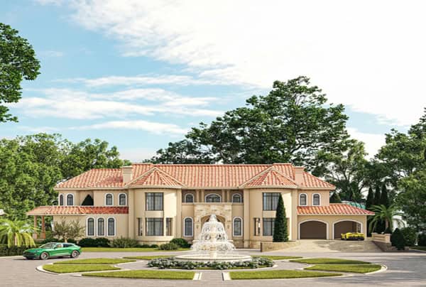 Thiết kế biệt thự 2 tầng phong cách Địa Trung Hải tại Phú Thọ KT25824