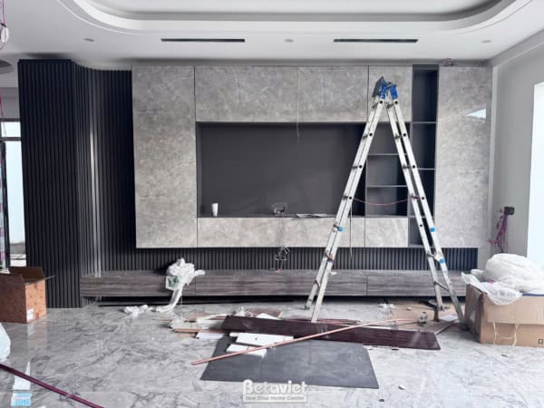 Thi công lắp đặt nội thất hiện đại biệt thự 2 tầng tại Quảng Ninh – TC2009042