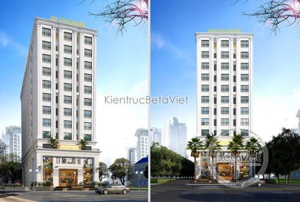 Mẫu thiết kế khách sạn hiện đại 12 tầng tại Vĩnh Phúc KT19253