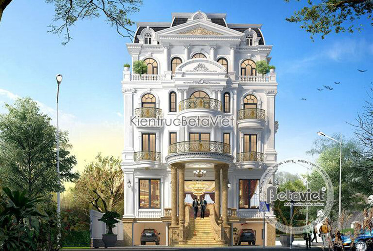 Khách sạn tân cổ điển 5 tầng kết hợp nhà hàng Nghệ An BETAVIET KT19307
