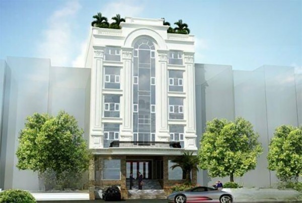 Thiết kế kiến trúc khách sạn 7 tầng tại Quảng Ninh KT14392