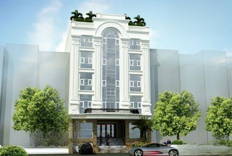 kiến trúc khách sạn 7 tầng tại Quảng Ninh