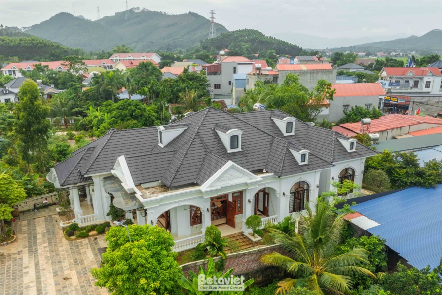 Thi công xây dựng biệt thự 1 tầng tân cổ điển tại Phú Thọ – TC2003539