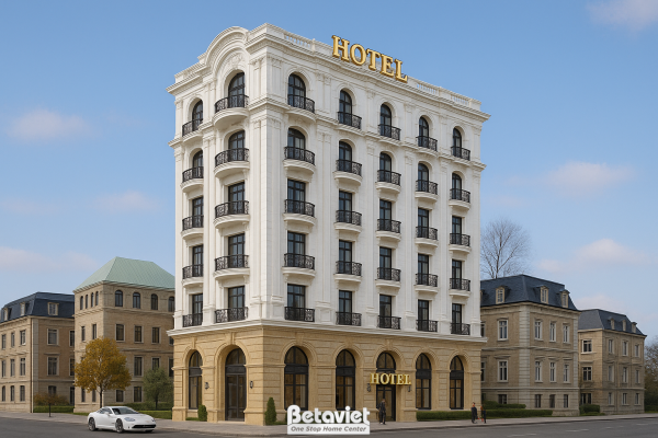 Thi công nội thất khách sạn 2–5 sao: Xu hướng mới nhất