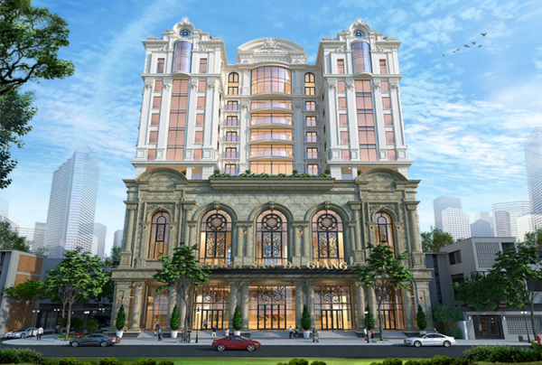 Thiết kế khách sạn Đà Giang tân cổ điển tại Hải Phòng KT25848
