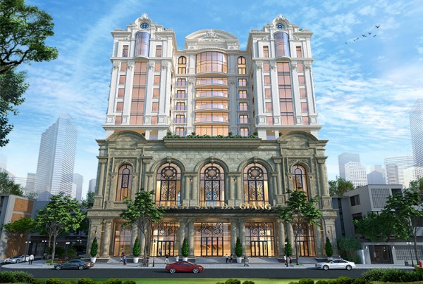 Thiết kế khách sạn Đà Giang tân cổ điển tại Hải Phòng KT25848