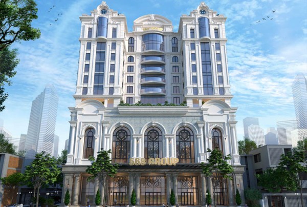 Thiết kế khách sạn tân cổ điển Đà Giang tại Hải Phòng KT25846