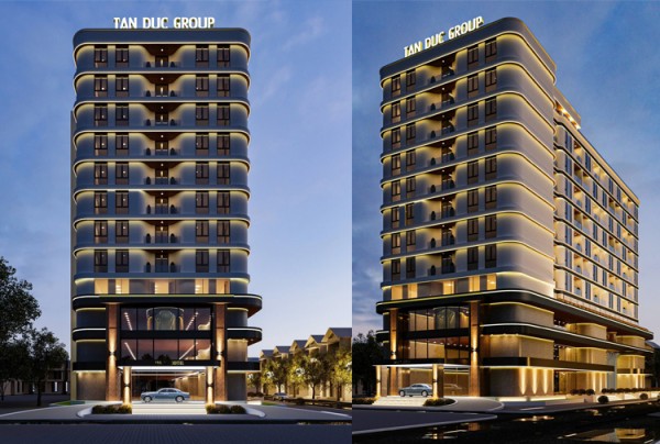 Thiết kế khách sạn Tấn Đức phong cách hiện đại tại Hà Nội KT25849