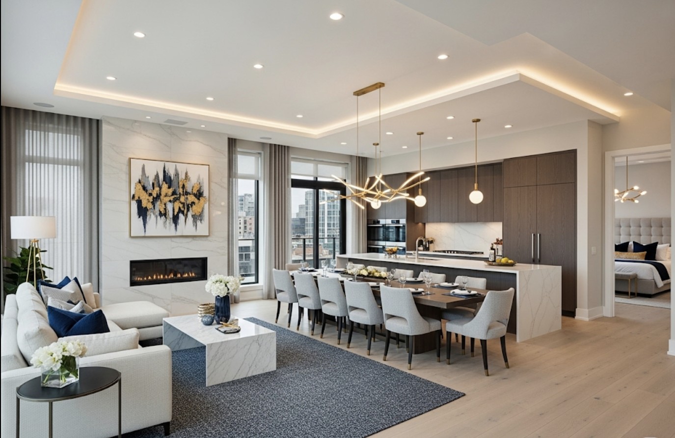 thiết kế nội thất chung cư 3 phòng ngủ