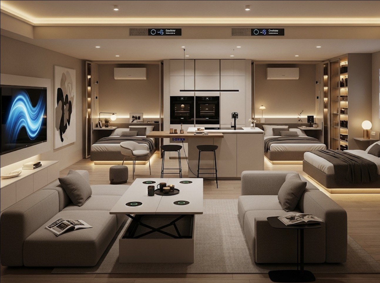 thiết kế nội thất chung cư 3 phòng ngủ
