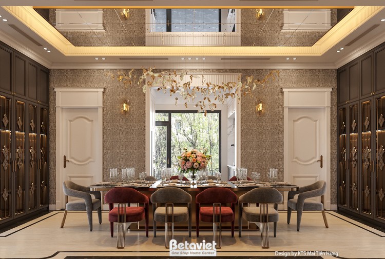Thiết kế nội thất phòng ăn hiện đại luxury tại TP Hồ Chí Minh NT5021106